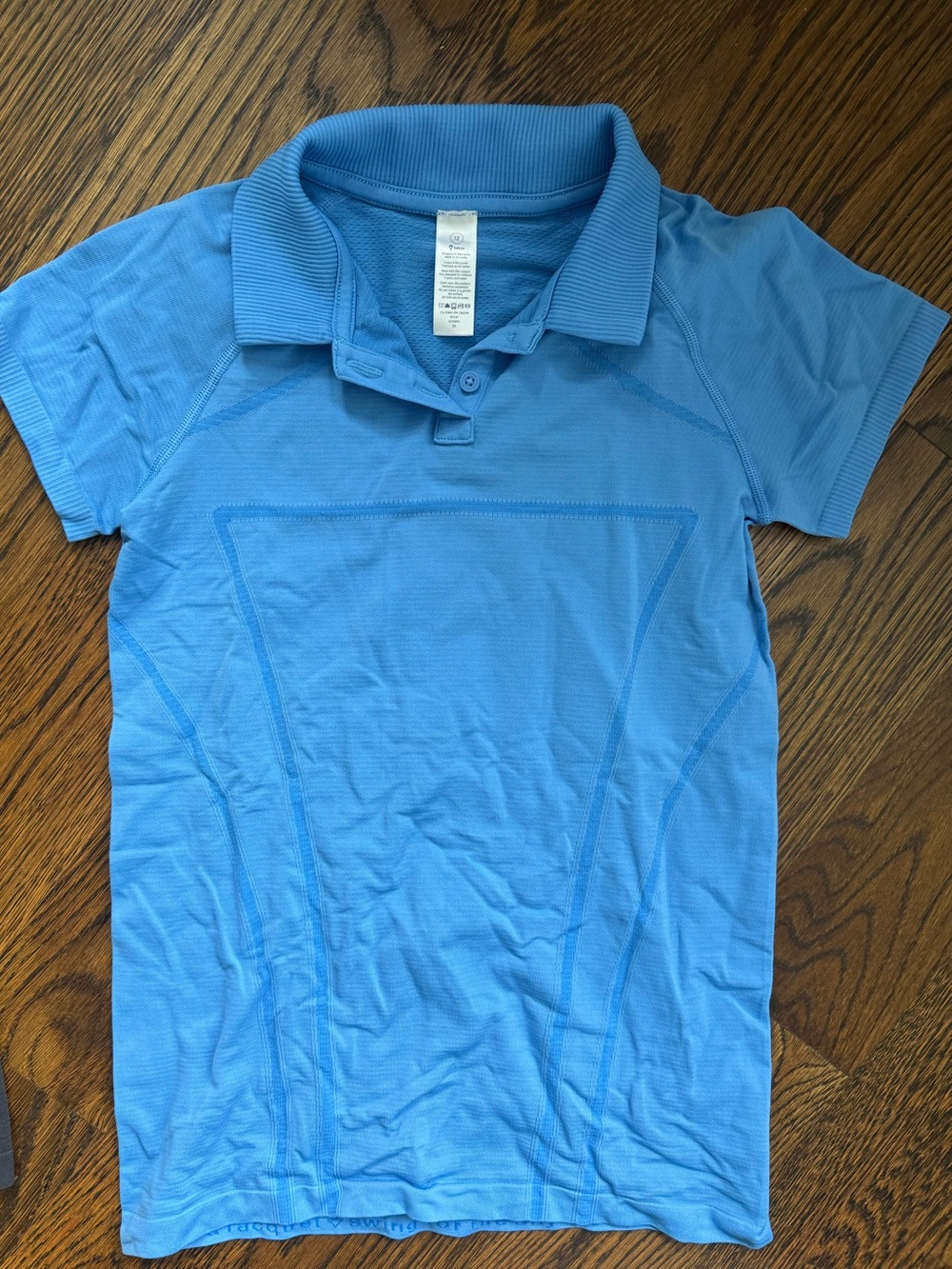 Ivivva Girls' Light Blue Fly tech Polo Top